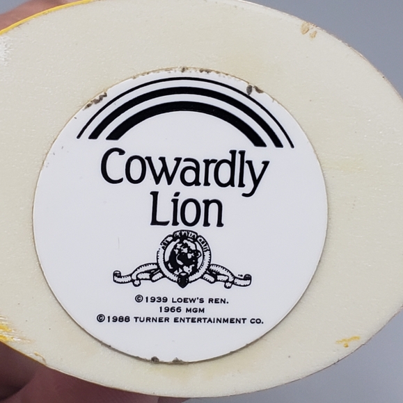 1939 Loew's REN 1966 MGM Wizard Of Oz Figurine "Cowardly Lion" - Picture 5 of 8